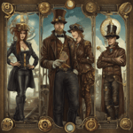 Carta del mazo steam punk