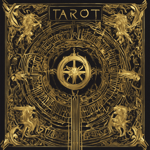 Carta del tarot gilded 