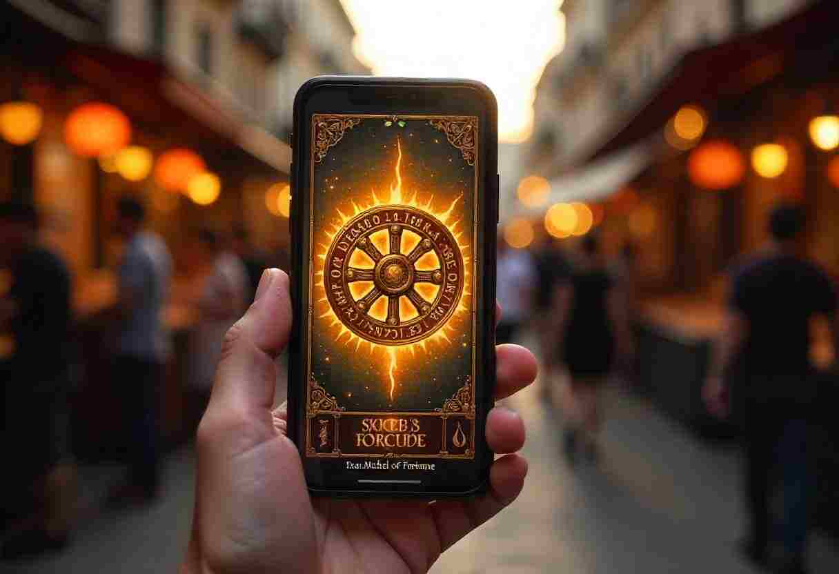telefono movil con acesso a pagos con tarjeta para tarot